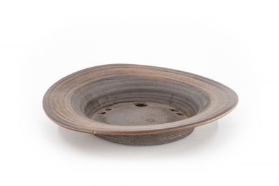 plate-shaped bunjin bonsai pot n°7