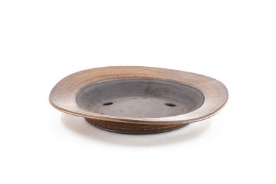 plate-shaped bunjin bonsai pot n°12